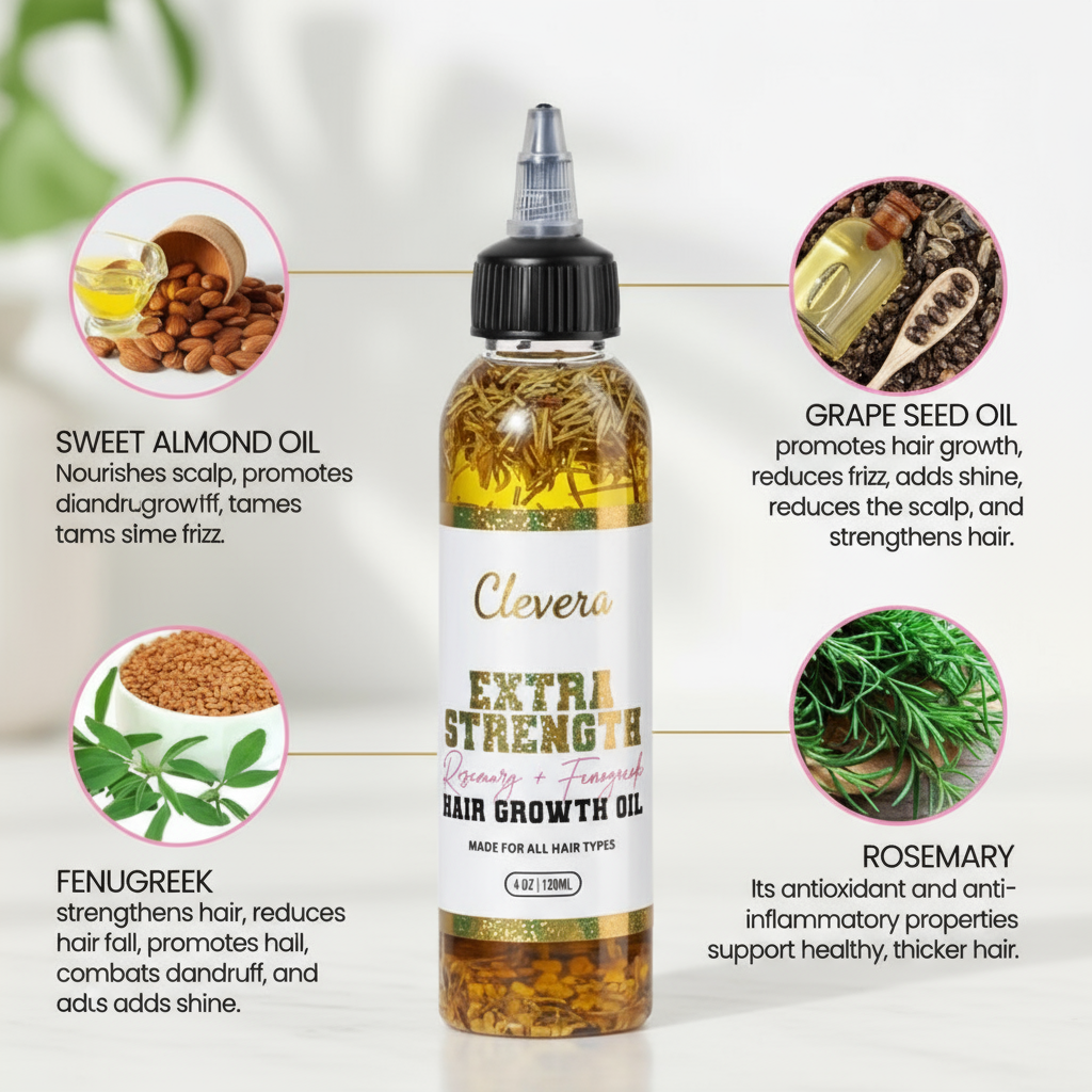 Clevera Extra Strength Hair Growth Oil