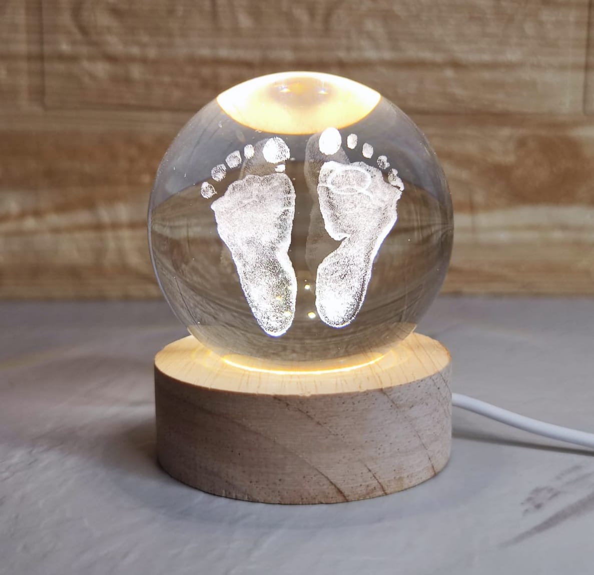 Crystal Sphere with Personalized Engraving