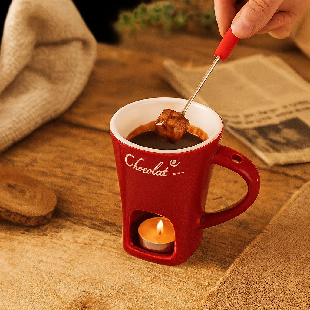 Cleverra™ Handcrafted Fondue cup