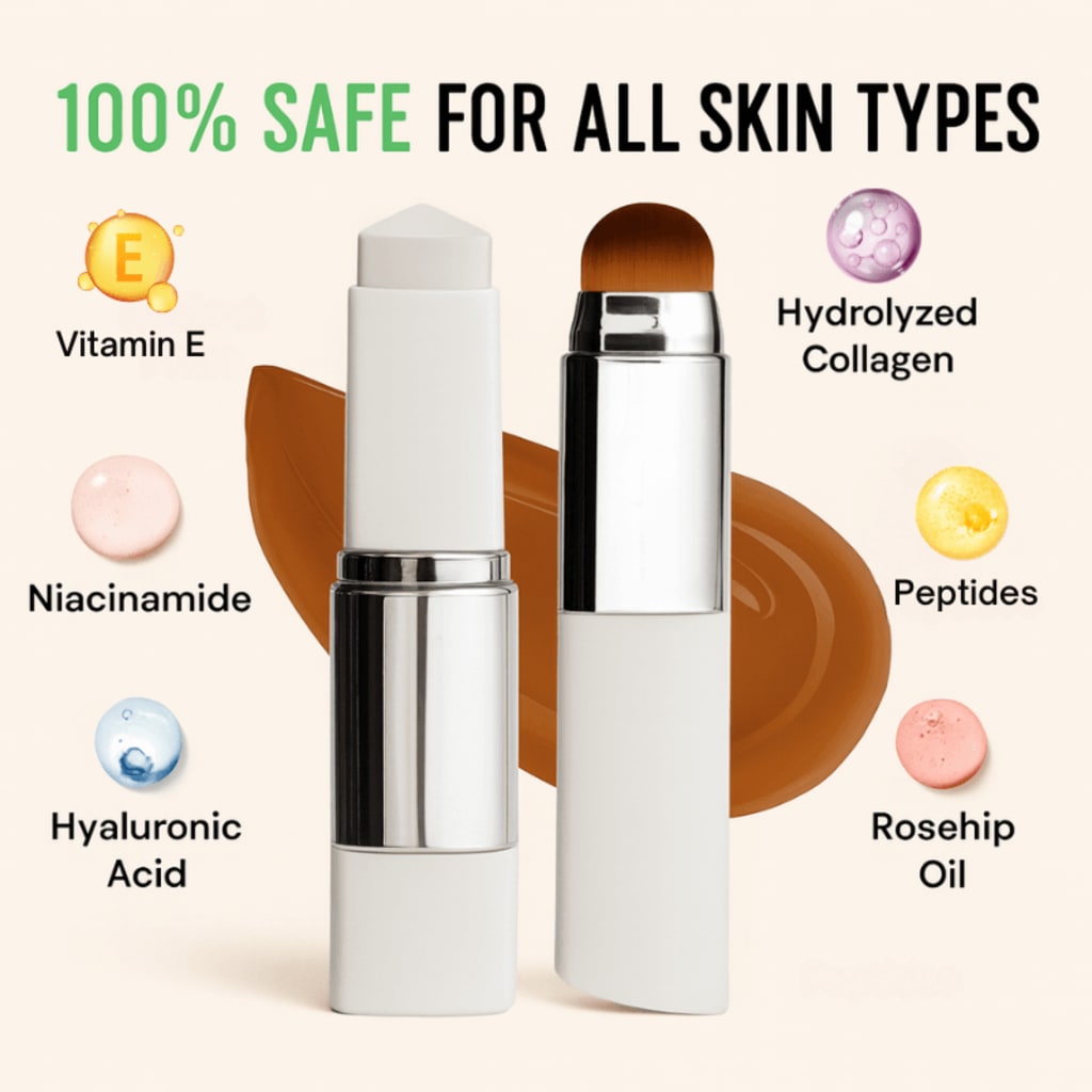 Derma Glow Korean Color-Changing Foundation Roll-On